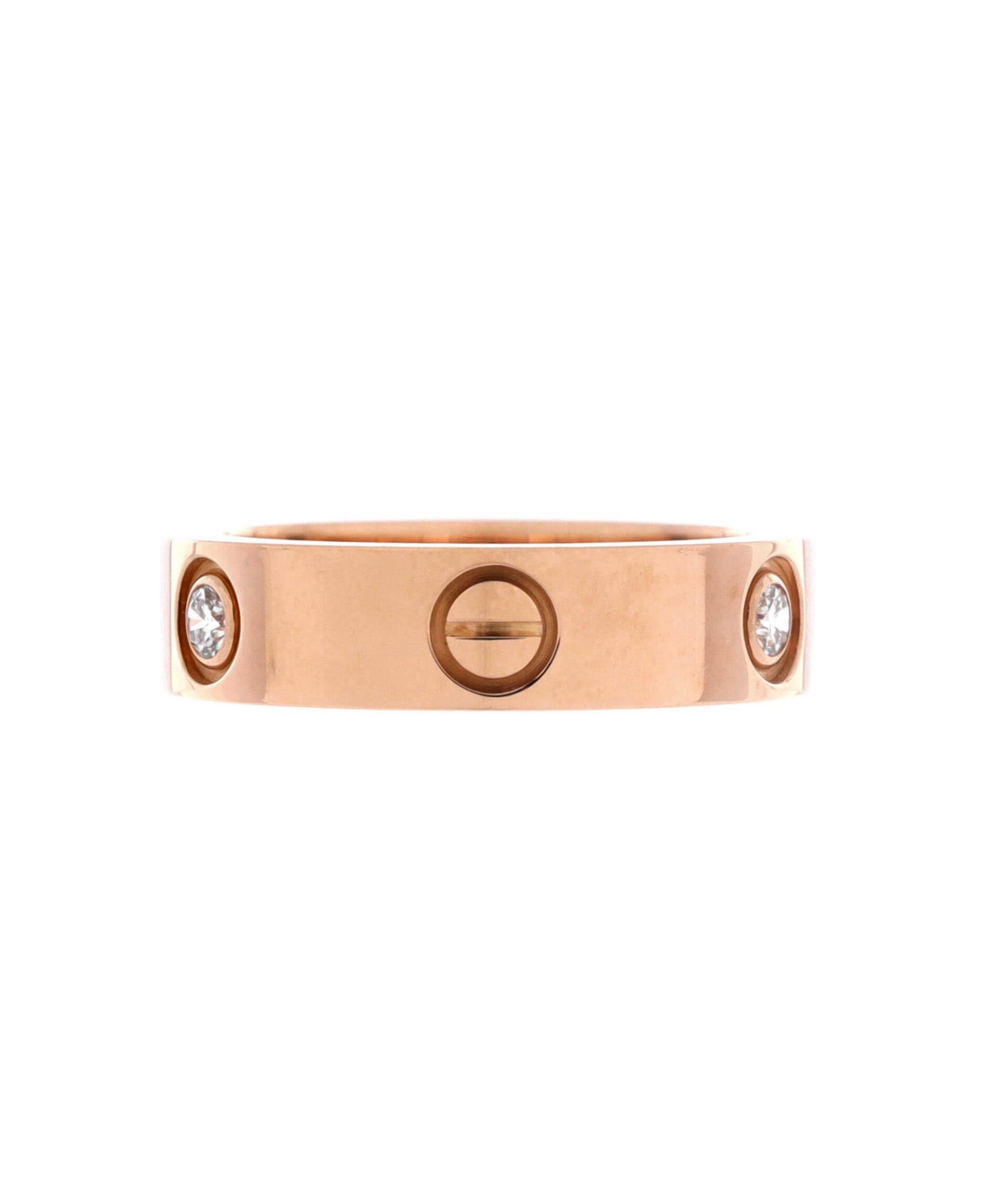 Pre-Owned Cartier Love 3 Diamonds Band Ring
