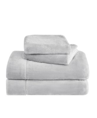 Ultra Soft Microplush Solid Fleece 3-Piece Sheet Set, Twin