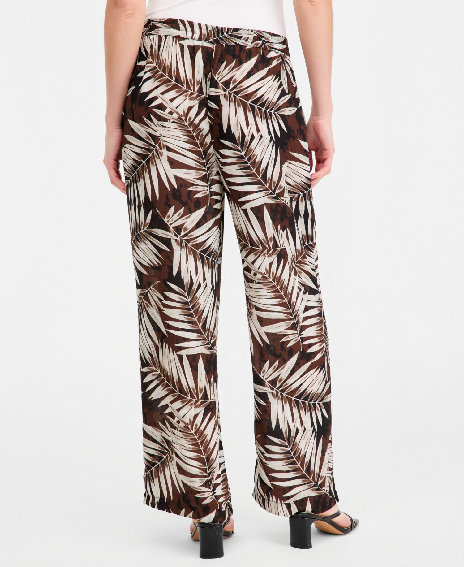 Women's Mid-Rise Wide-Leg Pants