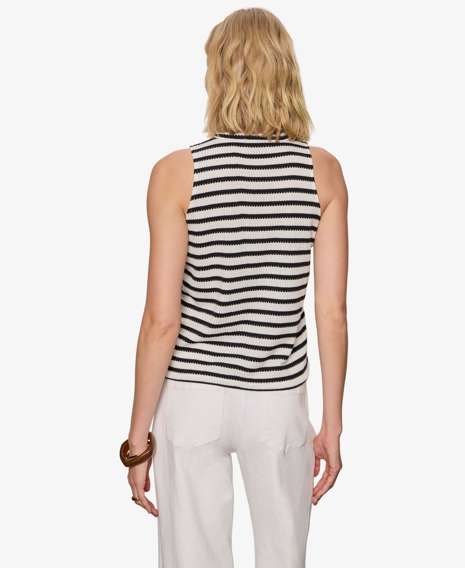Petite Campari High-Neck Tank Top