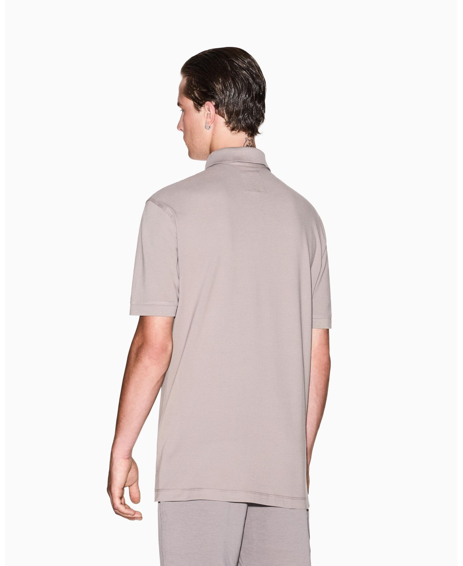 Men's Regular Fit Cotton Pique Polo Shirt