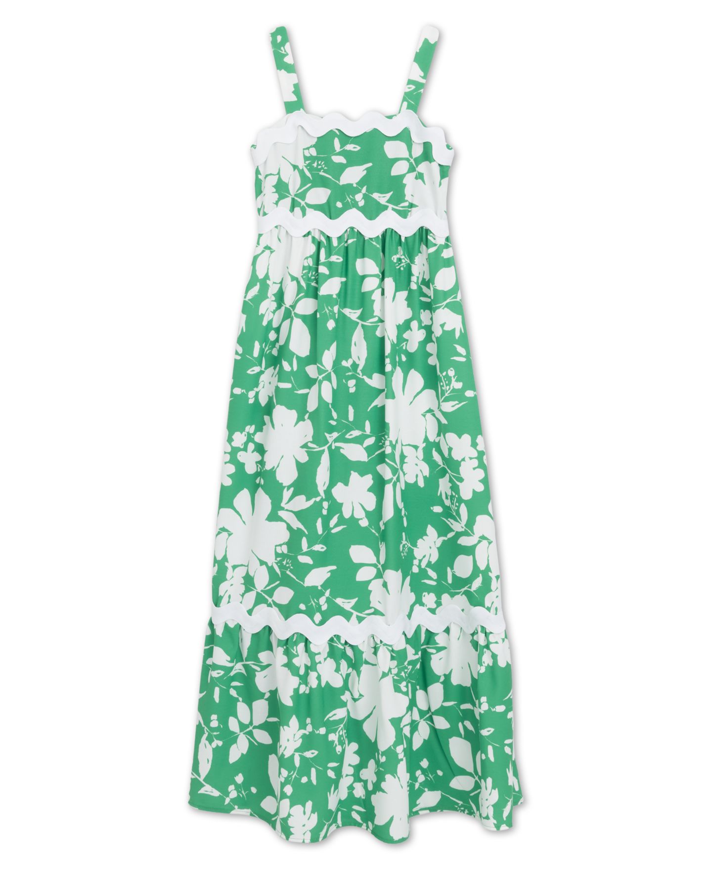 Платье Speechless Maxi Square Neck Dress для девочек, цвет: Средний зелёный — фото 2