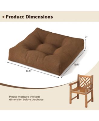 Patio Chair Seat Cushion Pads for Indoor and Outdoor