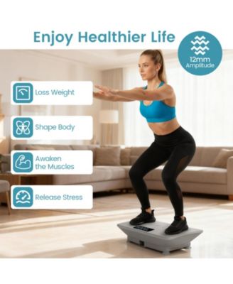 Vibration Plate Exercise Machine with Gravity Sensor for Home