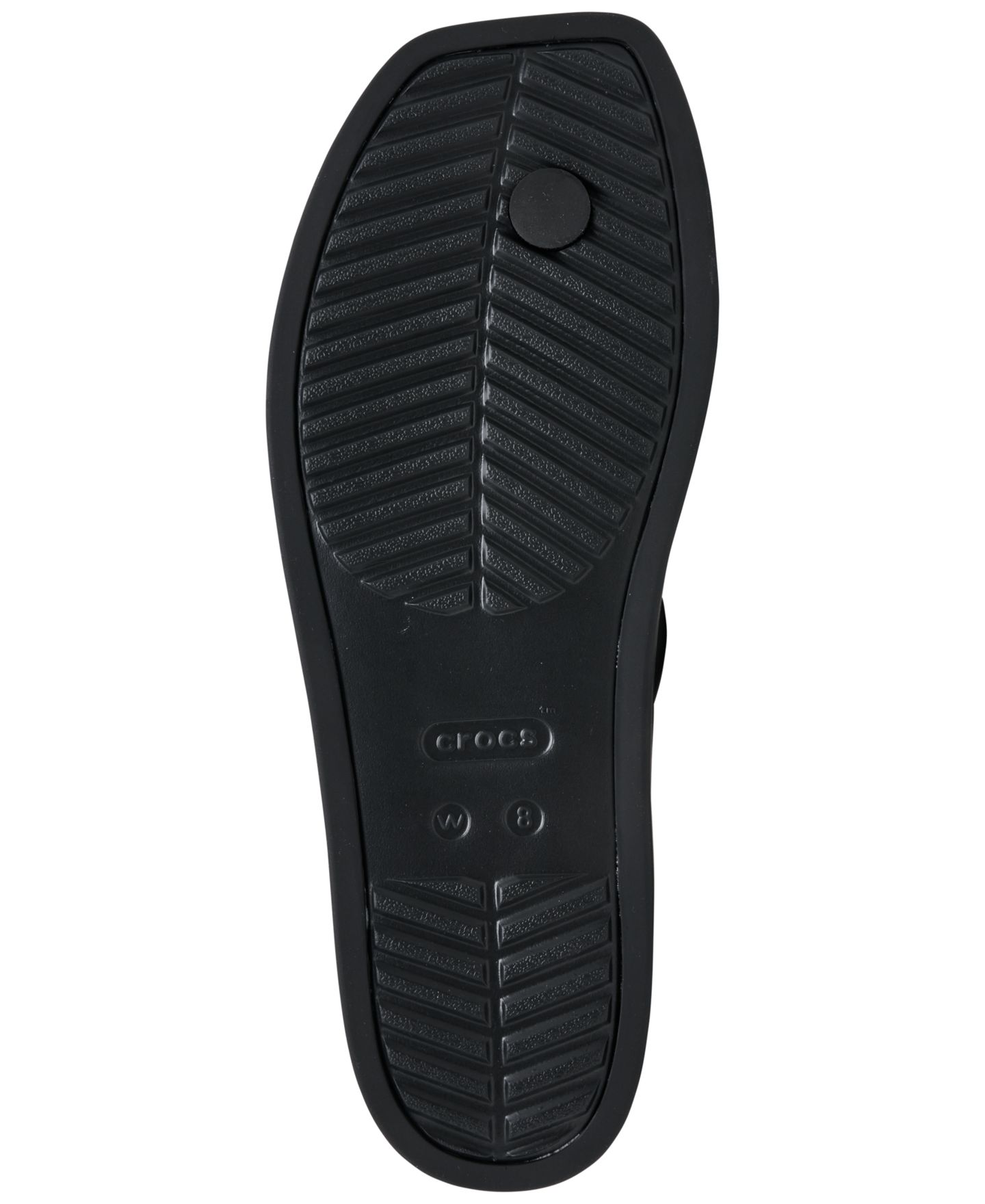 Женские сандалии Crocs Miami Studded Toe Loop, цвет: Чёрный — фото 6