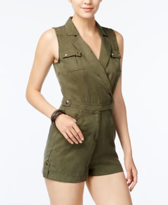 Marilyn Monroe - Juniors' Snap-Tab Surplice Romper