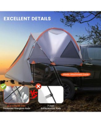 2 Person Portable Pickup Truck Tent with Carry Bag, Waterproof Camping Tent