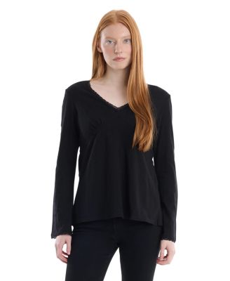 Women's Clothing V-Neck Long Sleeve Empire