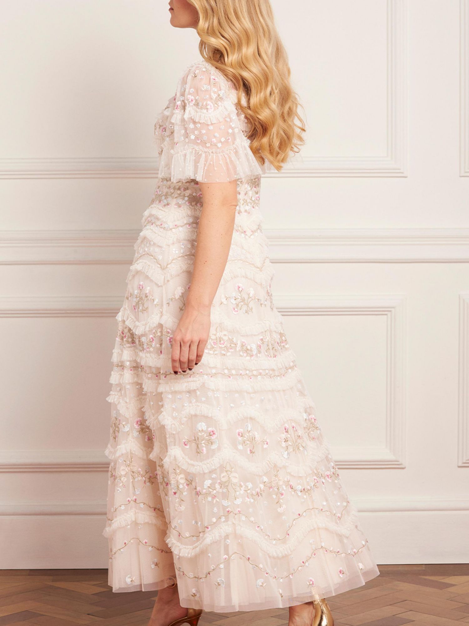 Women's Marina Ruffle Ankle Gown