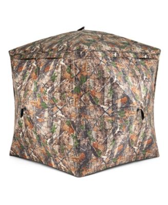 270-Degree See-Through Pop Up Hunting Blind Tent with Silent Magnetic Door and Carry Bag