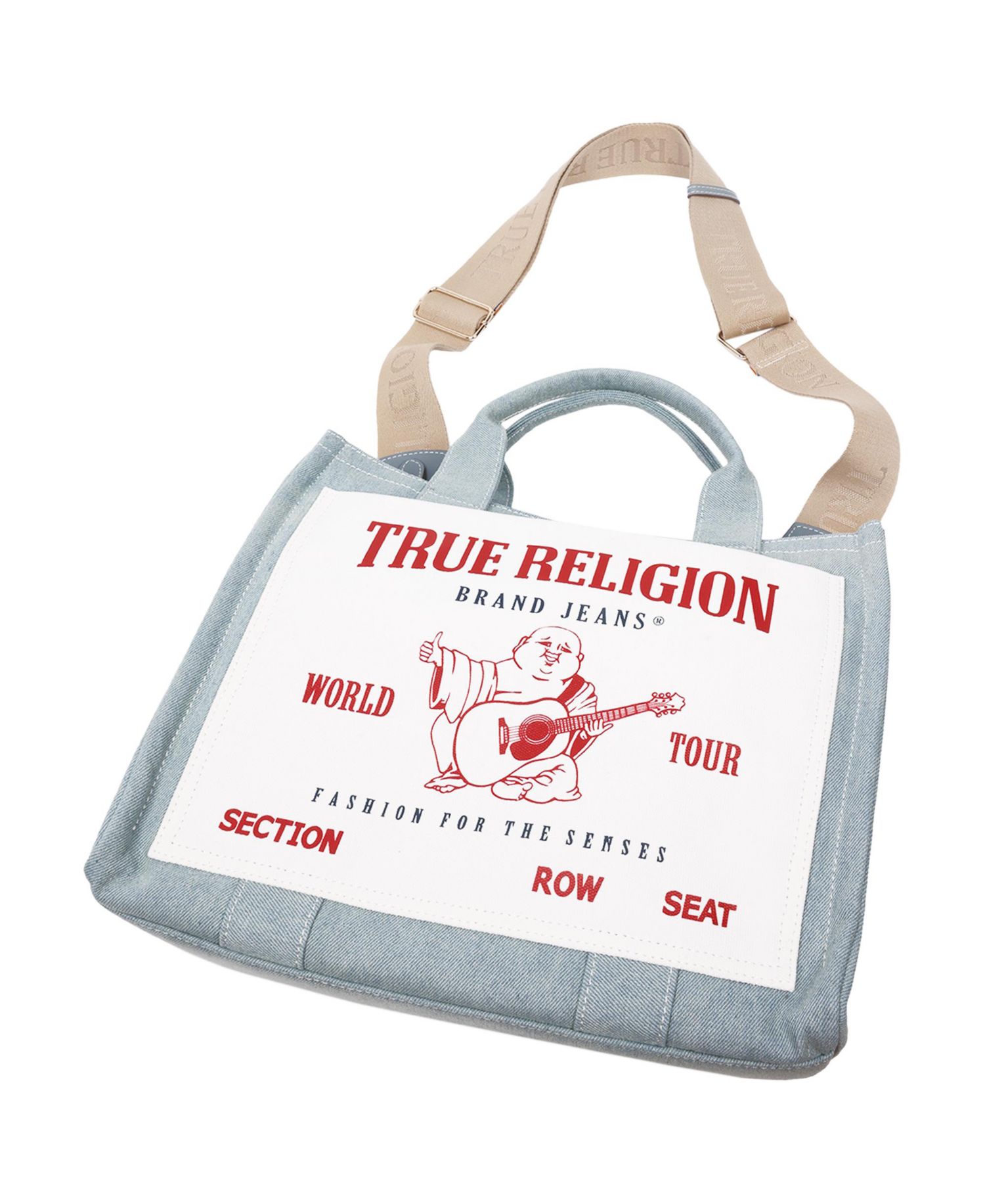 Ace Mega Pocket Buddha Tote - Denim World Tour Bag