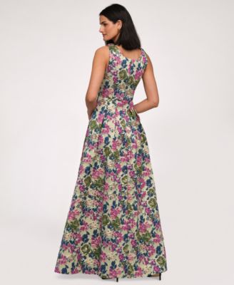 レディース RoseMuse Jacquard check dress gray