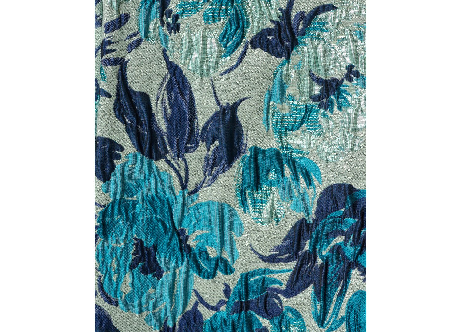 Women's Printed Metallic Boat Neck Dress