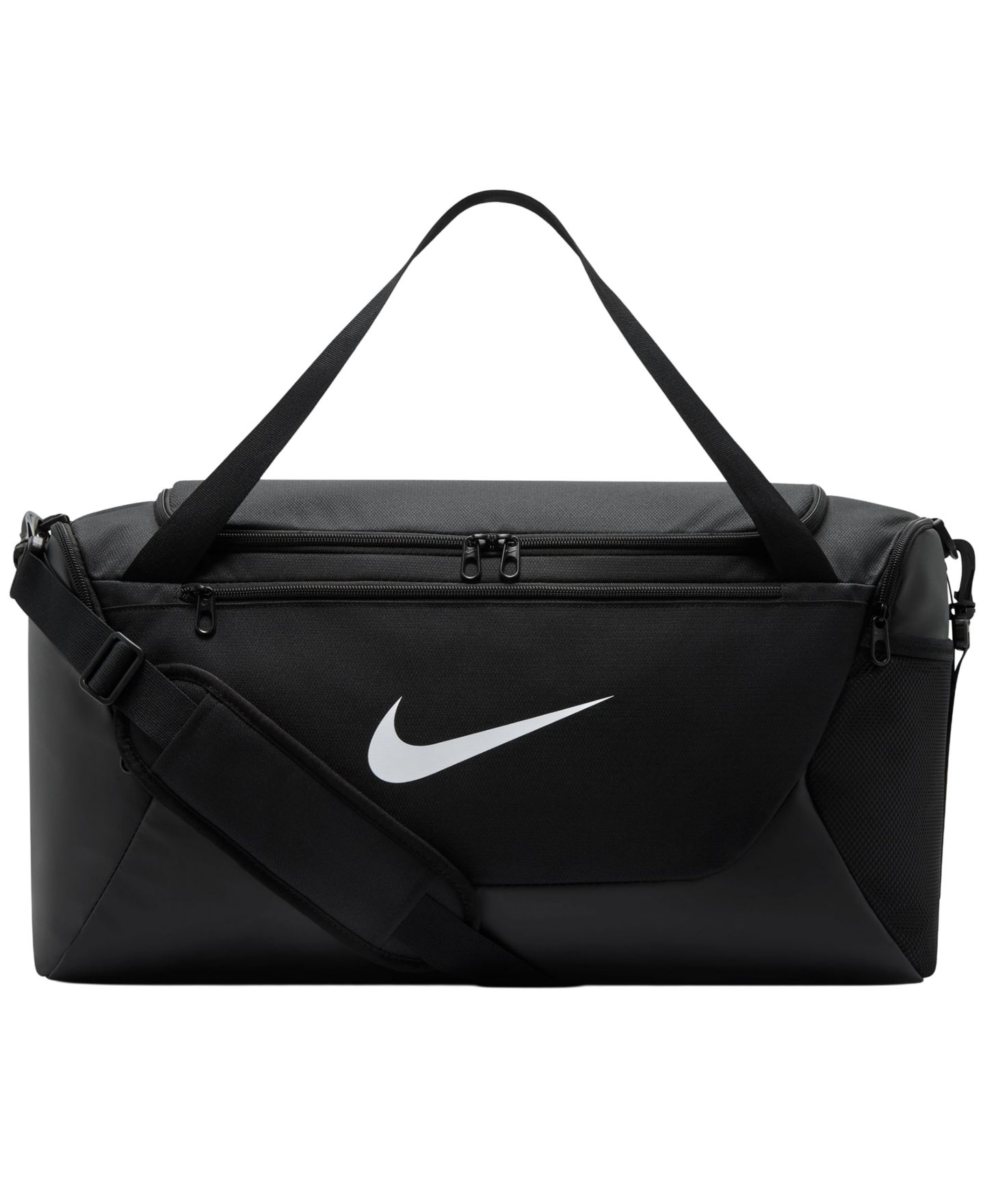 Мужская сумка Nike Brasilia Training Duffel, цвет: Чёрный / Белый — фото 1