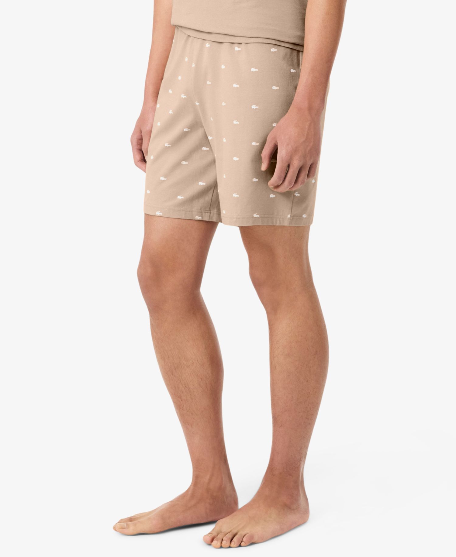 Men's Crewneck Short-Sleeve T-Shirt and Pajama Shorts, 2-Piece Set