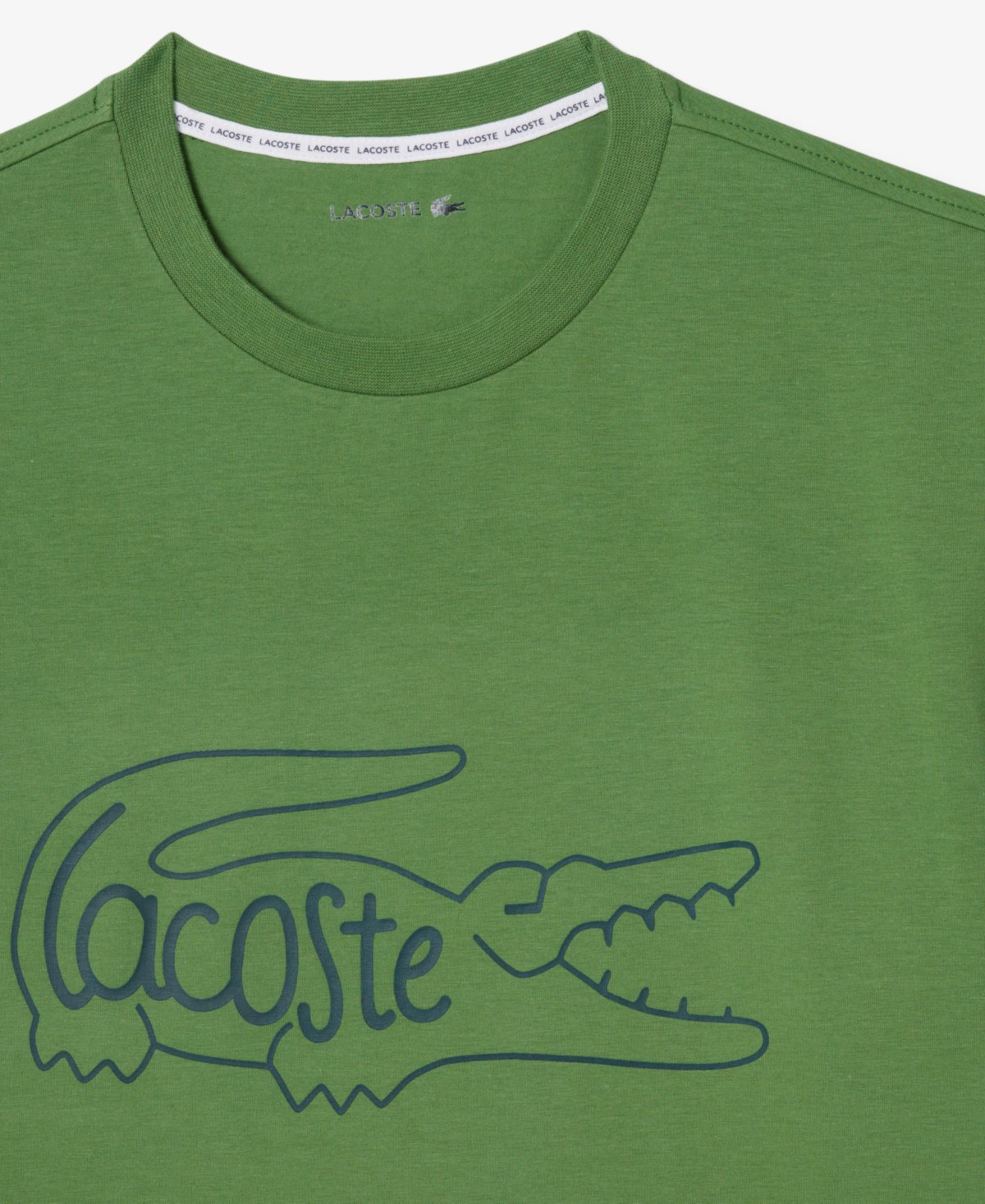 Мужские Lacoste Men's Short-Sleeve T-Shirt and Pajama Shorts, 2-Piece Set — фото 6