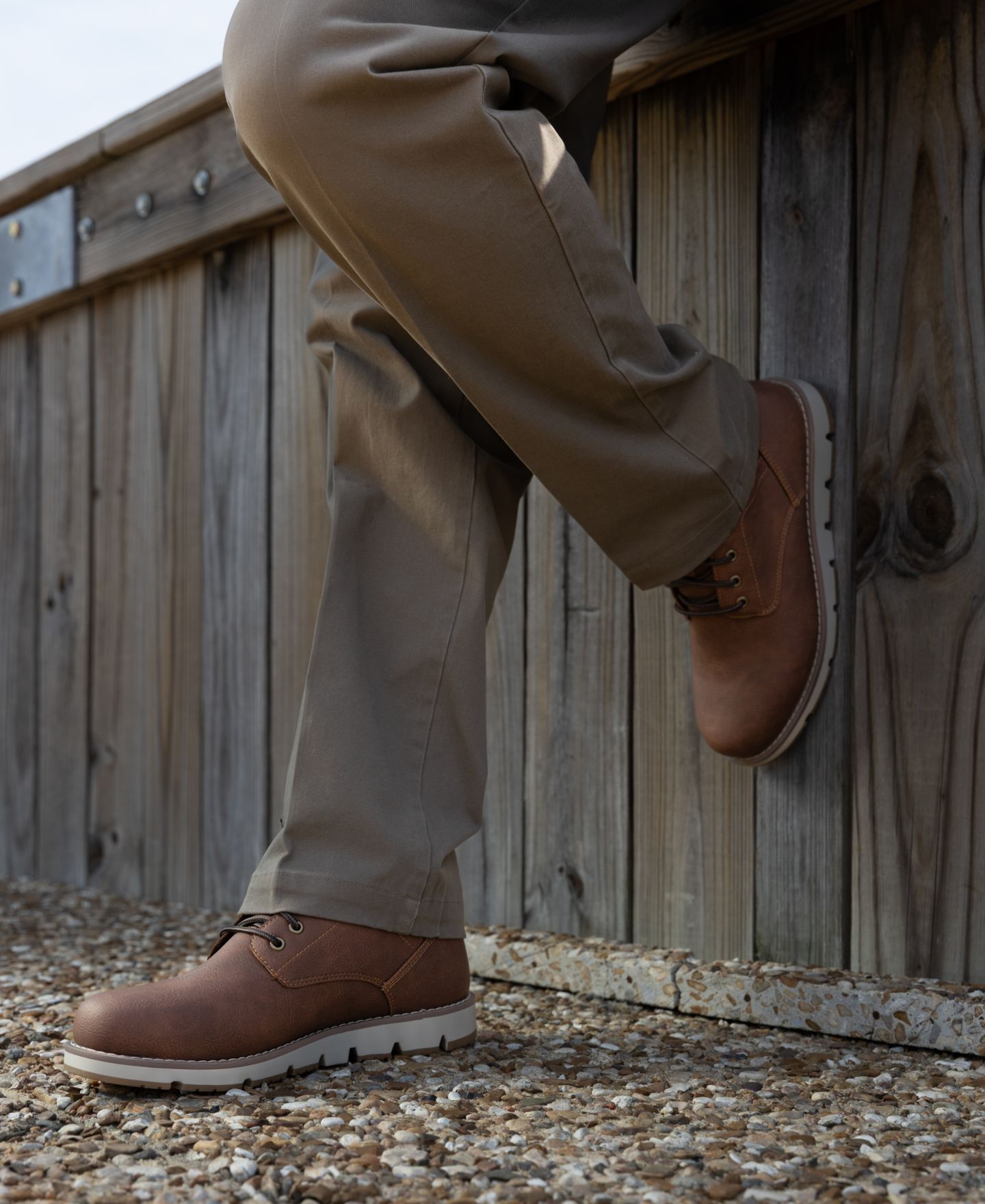 Мужские ботинки Dockers Dustin Rugged Casual Chukka Round-Toe, цвет: Briar — фото 7