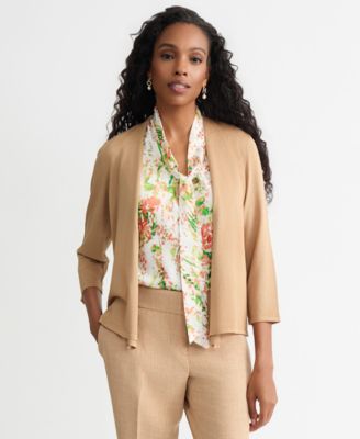 Women's Self Edge A-Line Cardigan, Regular & Petite