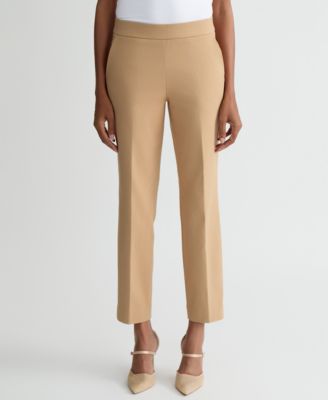 Women's Stretch Twill Cropped Pull-On Pants, Regular & Petite
