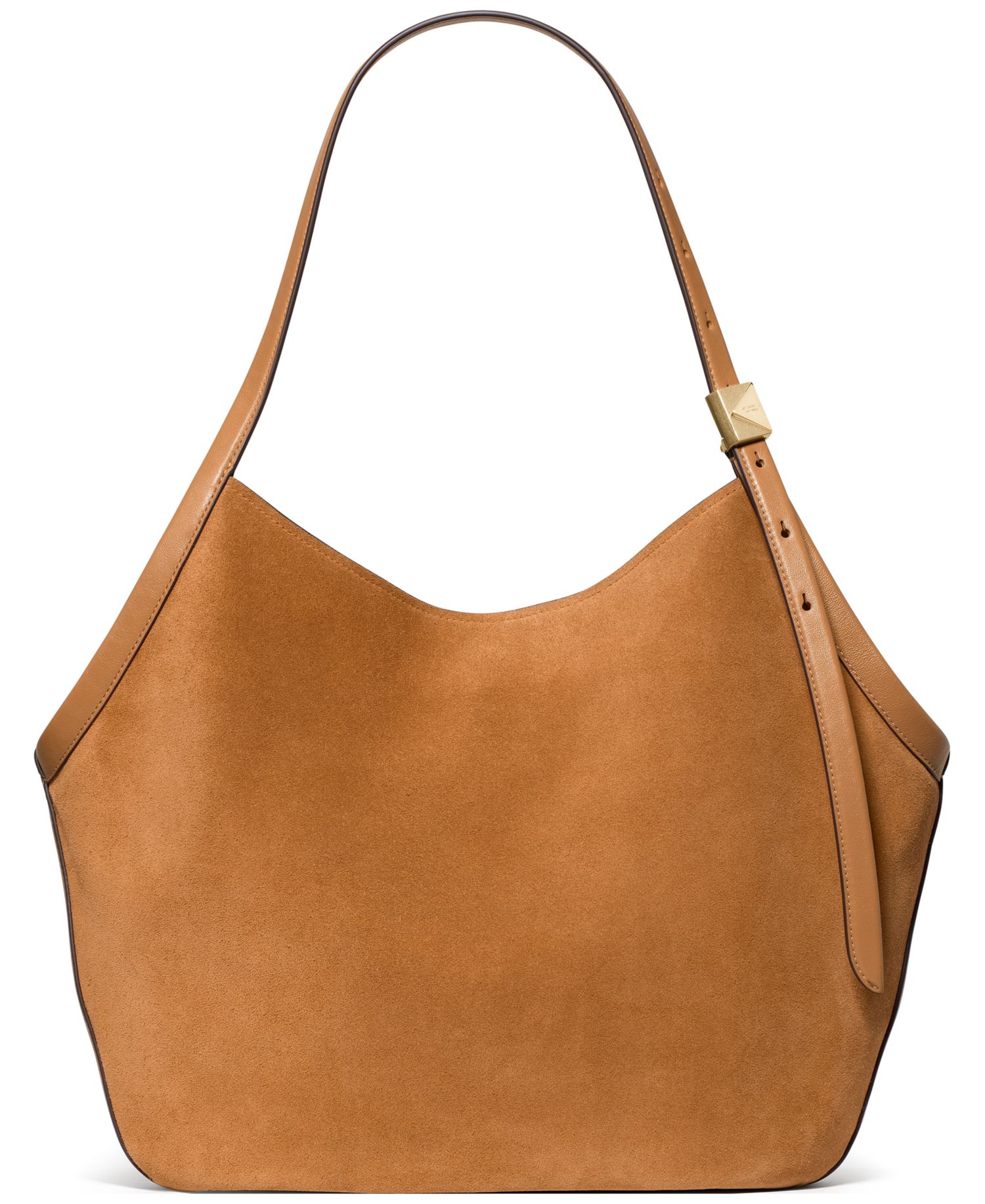 Deco Tulip Suede Large Tote Bag