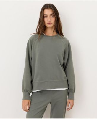 Women's Organic Cotton CloudKnit Raglan Crew Sweatshirts