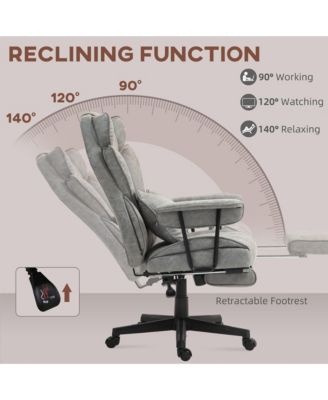 396lbs. Big and Tall Office Chair with Footrest & Wide Seat,