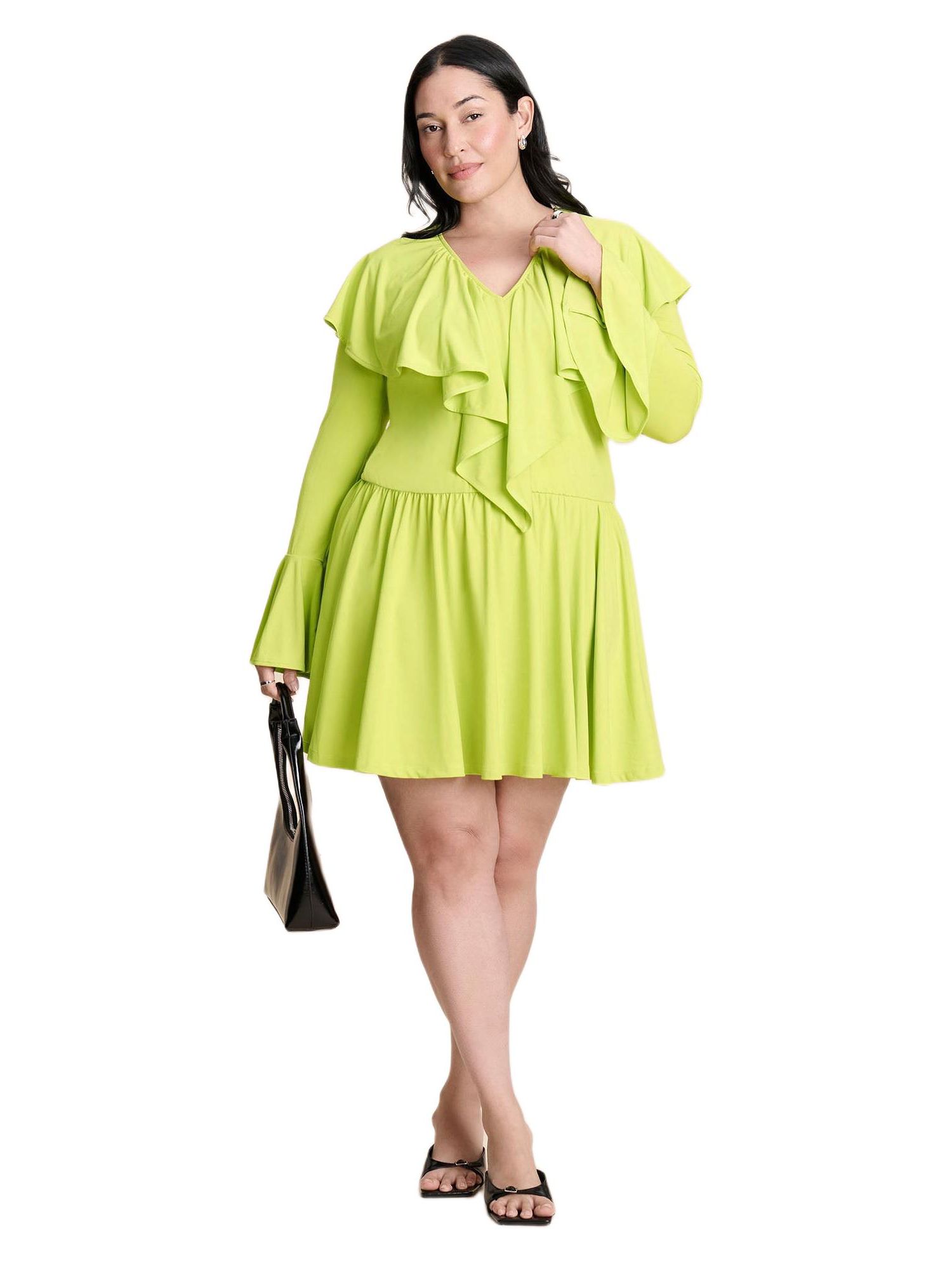 Women's Flounce Mini Dress