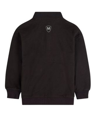 Toddler Boys Long-Sleeve Cotton-Rich Fleece Polo Sweatshirt