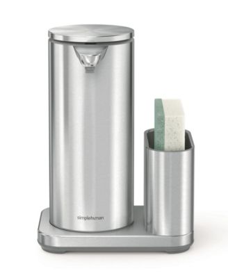 14 oz Sensor Pump, Touch-Free Hand Soap Dispenser with Sponge Caddy