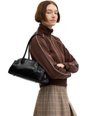 Empire Medium Leather Carryall Slim Shoulder Bag 34