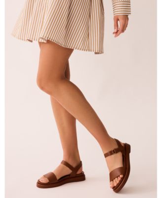 Women's Elani Round Toe Footbed Sandals