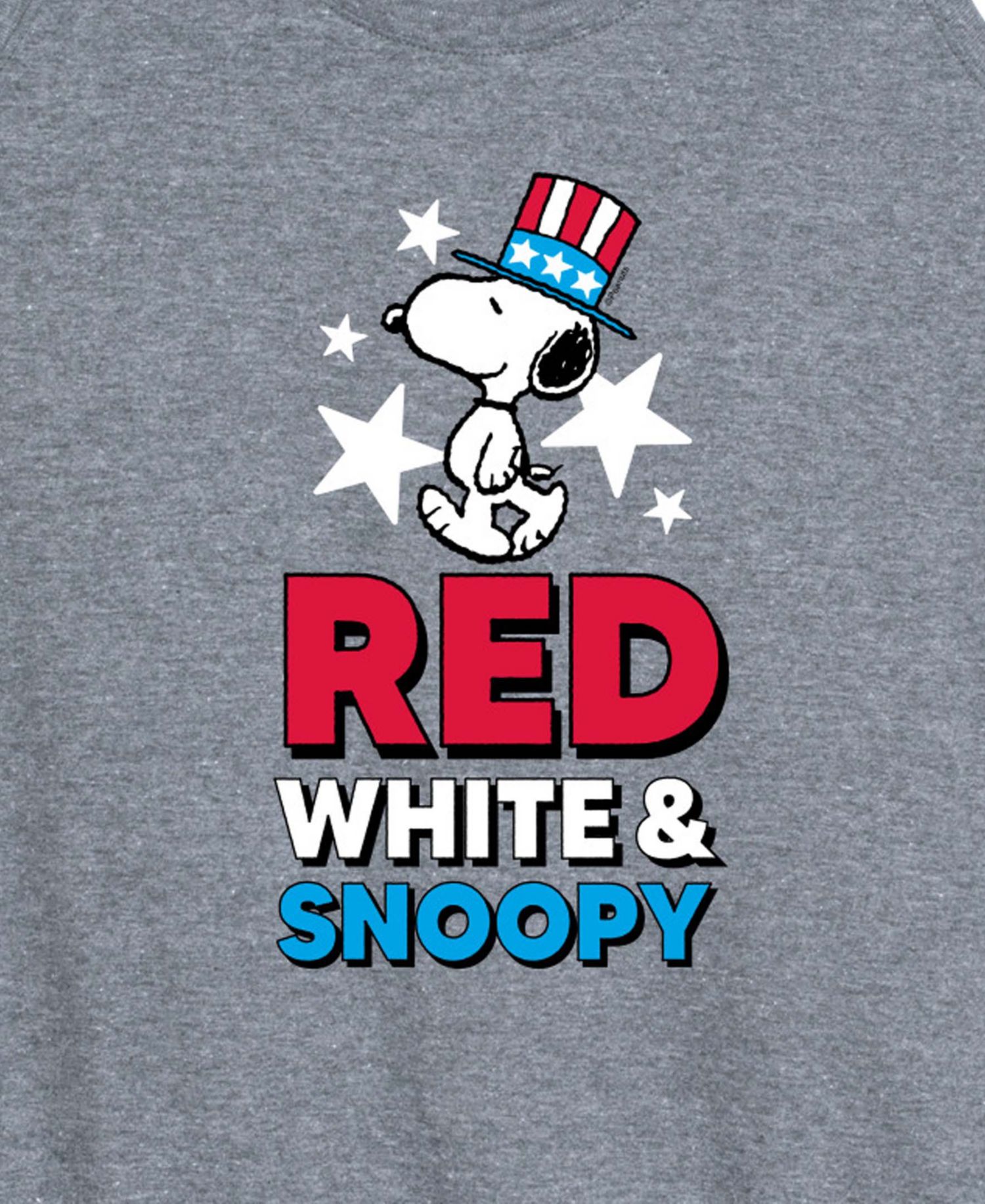 Plus Size Peanuts Red White Snoopy Racerback Graphic Tank Top