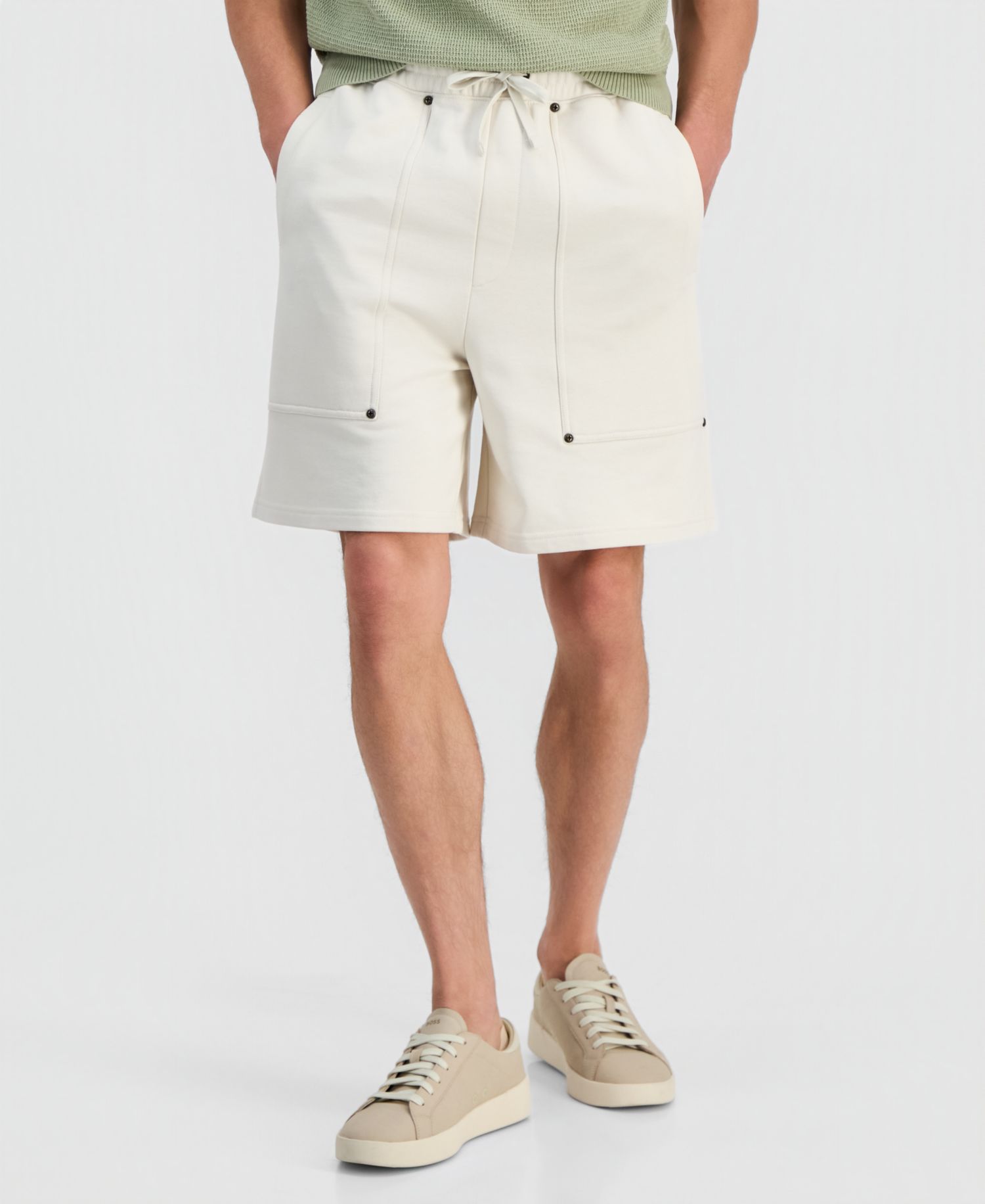 HUGO by Men's Nimdos Elastic Waistband Shorts