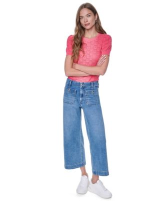 Petite High-Rise Wide Leg Jeans