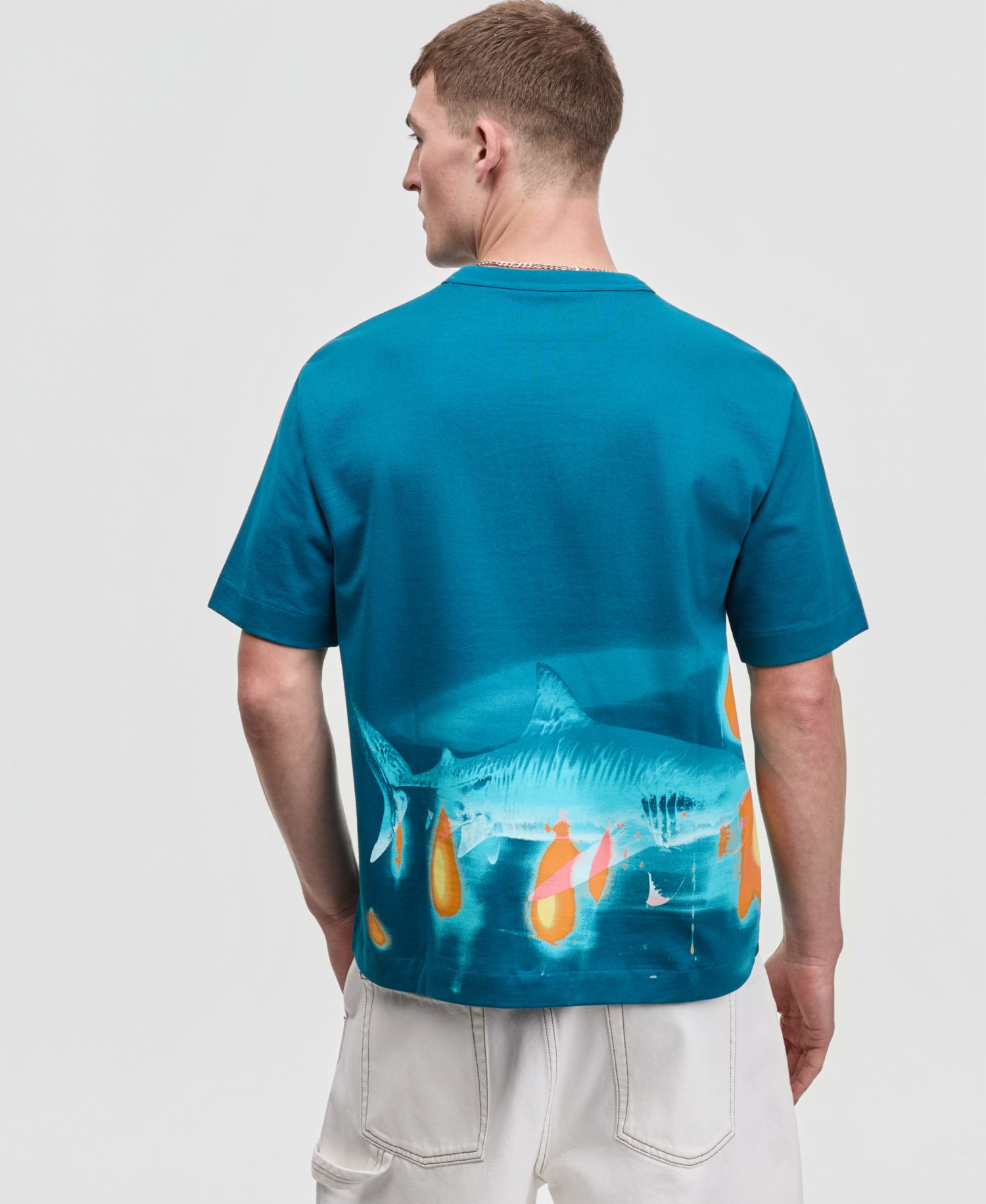 Men's Sea Graphic Relaxed-Fit T-Shirt
