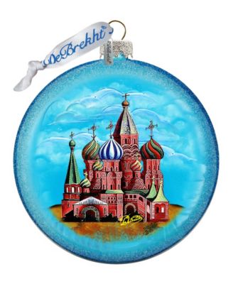 Saint Basil Cathedral Glass Ornament
