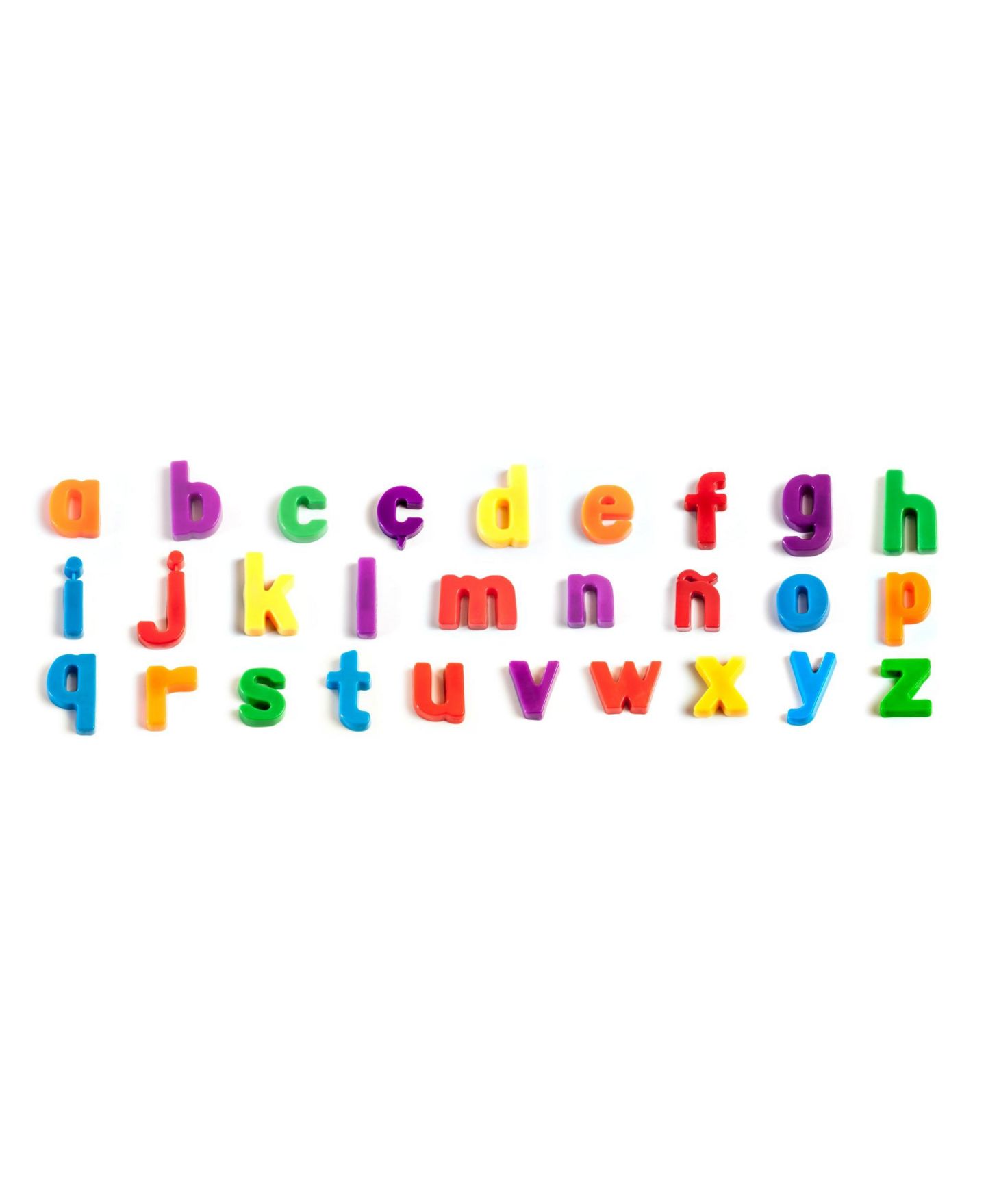 Детские игрушки MINILAND Magnetic Lowercase Letters Reading & Writing 154-Piece Set, Ages 3+, цвет: Разноцветный — фото 2