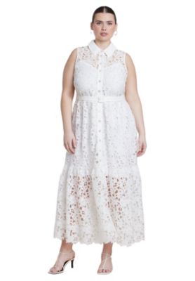holiday white dresses Steve Madden Women's Adana V-Neck Mini Dress - White main image 1