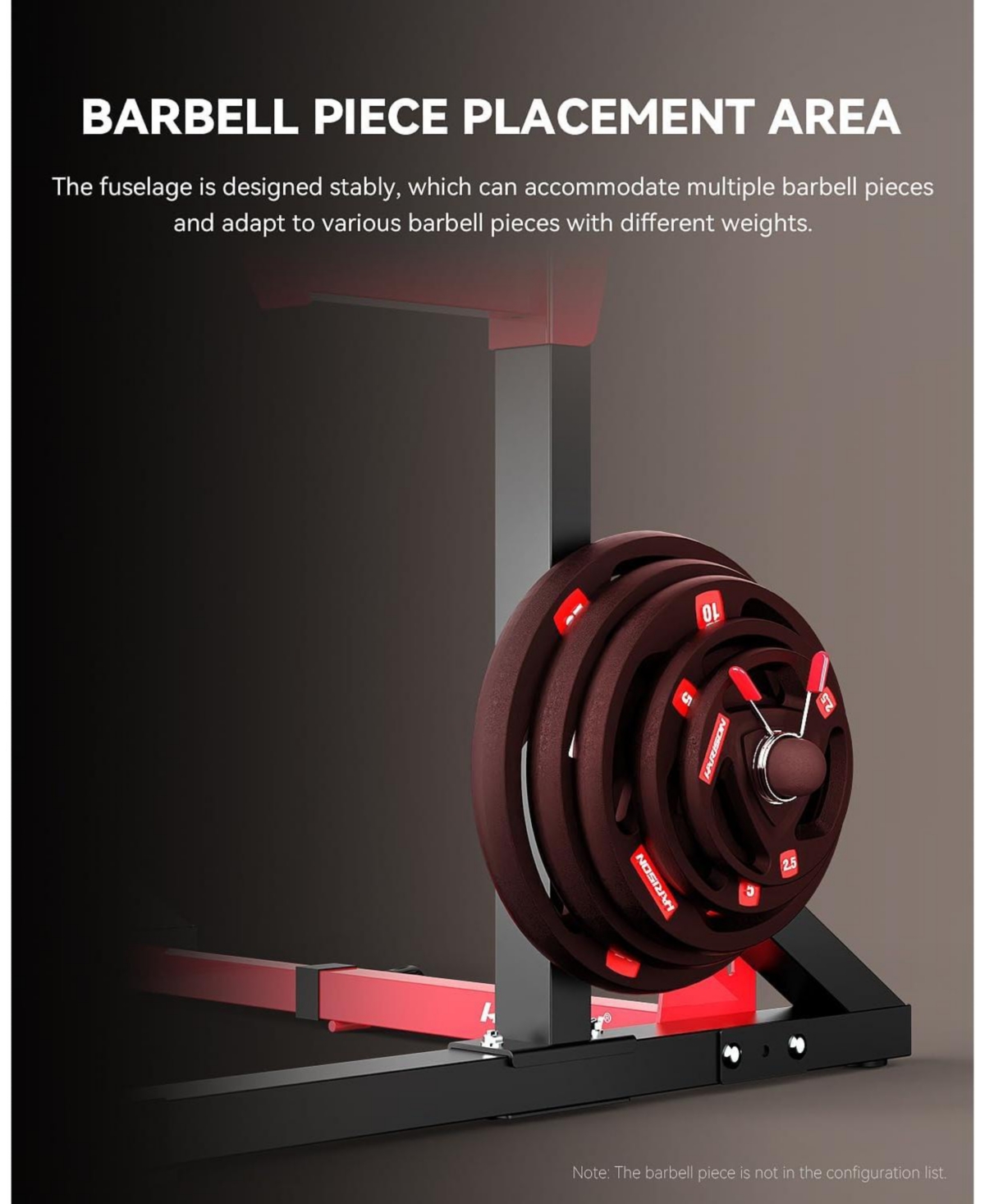 Harison Heavy Duty Squat Rack, Adjustable Barbell Rack for Home Gym, Power Rack (Hrm-G30812)