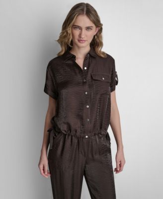 Women's Short-Sleeve Roll Tab Twinkle Camp Shirt