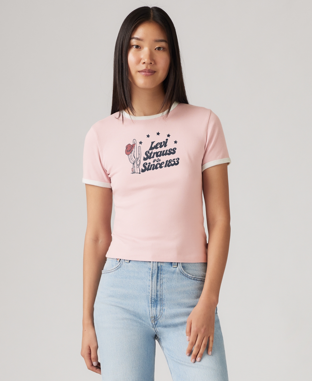 Levi's Women's Graphic Ringer Rickie T-shirt