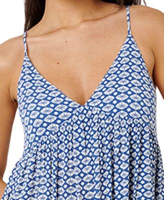 Women's Party Pack Yardage Print V-Neck Maxi Dress