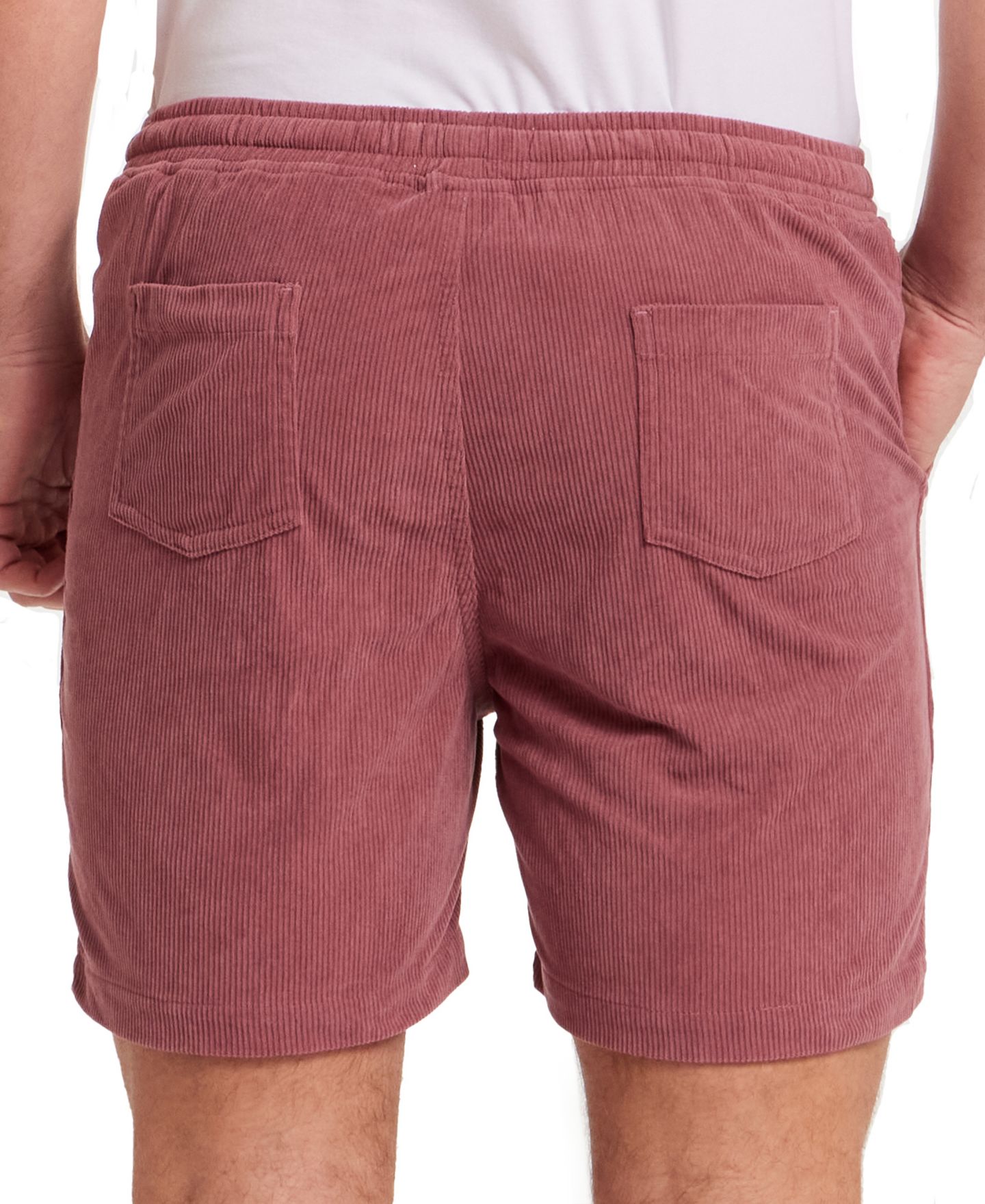 Мужские шорты Weatherproof Vintage Regular-Fit 6" Corduroy Cabana, цвет: Розовый коричневый — фото 4