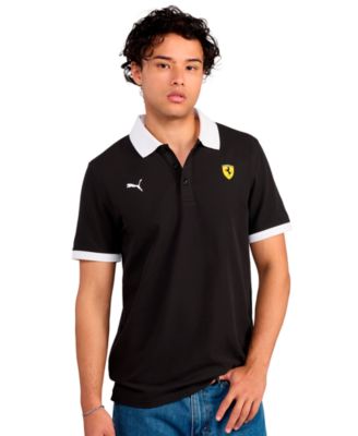 Men's Ferrari Piquet Short-Sleeve Polo Shirt
