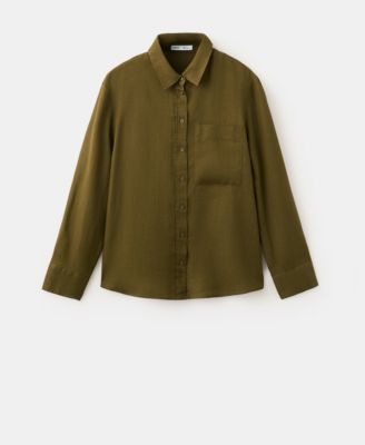 Women's Pocket Linen Shirt