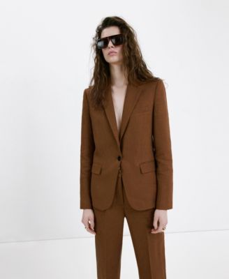 Women's Linen Suit Pants