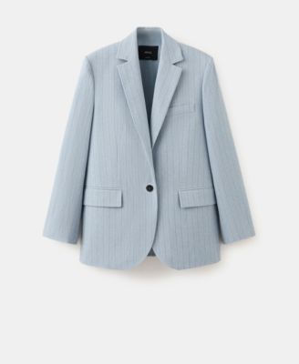 Women's Pinstripe Suit Blazer
