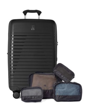 Optima Medium Check-In Expandable Spinner and Packing Cubes
