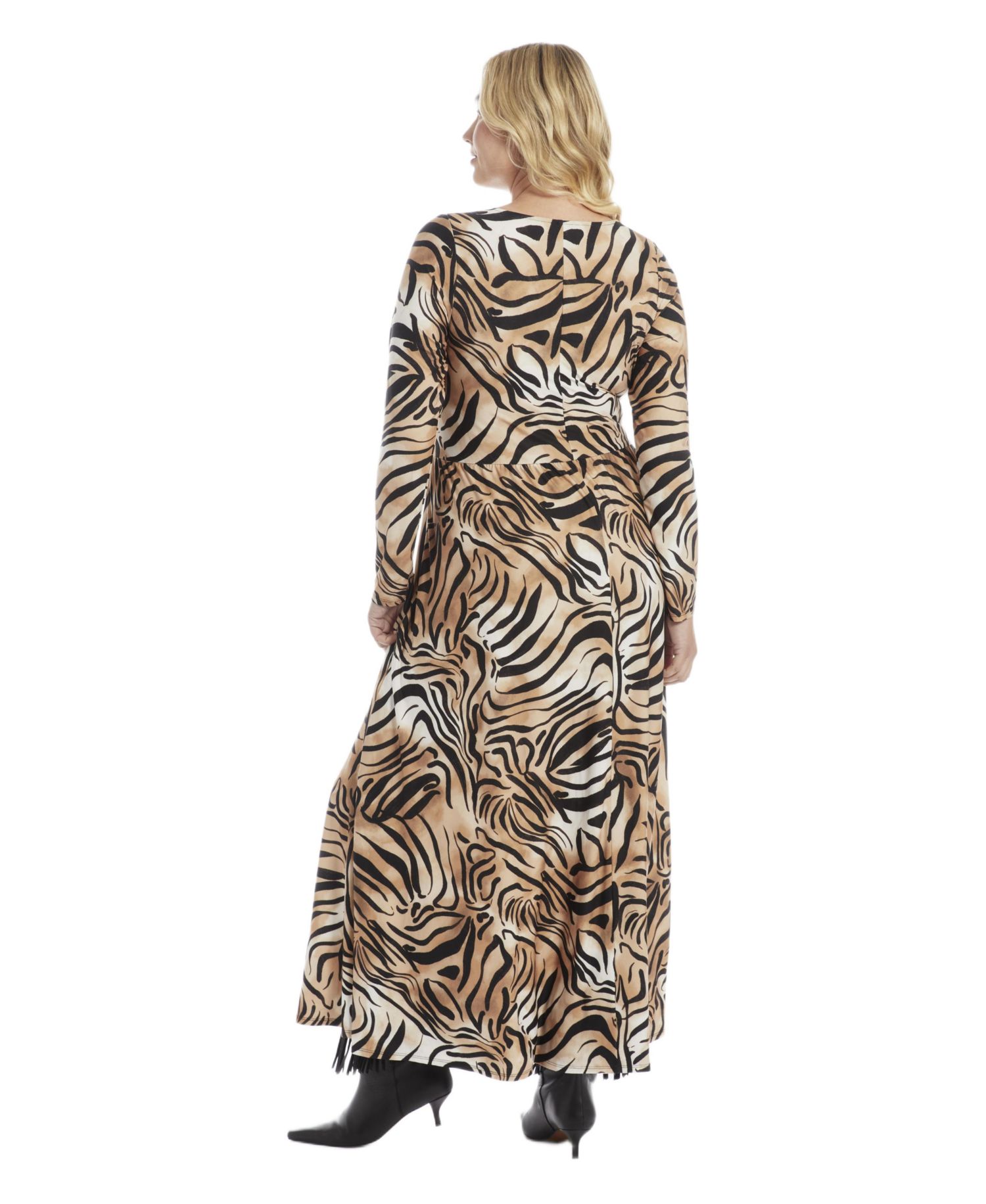 Women's V Neck Maxi Dress