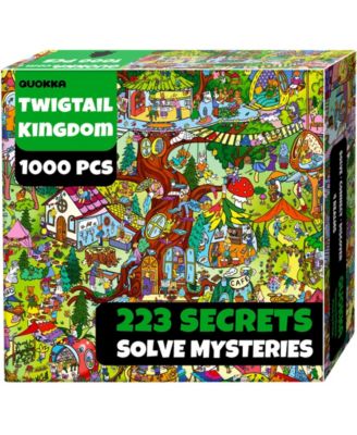 1000 Piece Puzzle for Adults – 223 Hidden Secrets, Engaging Audio Story, Snap-Tight Thick Pieces